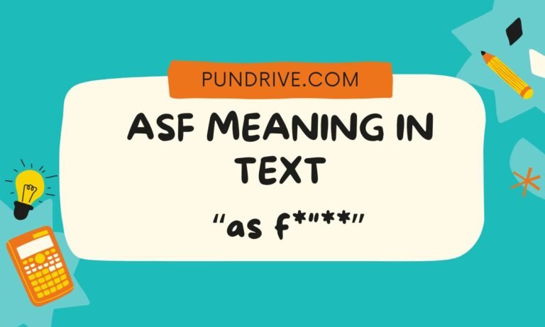 ASF MEANING IN TEXT