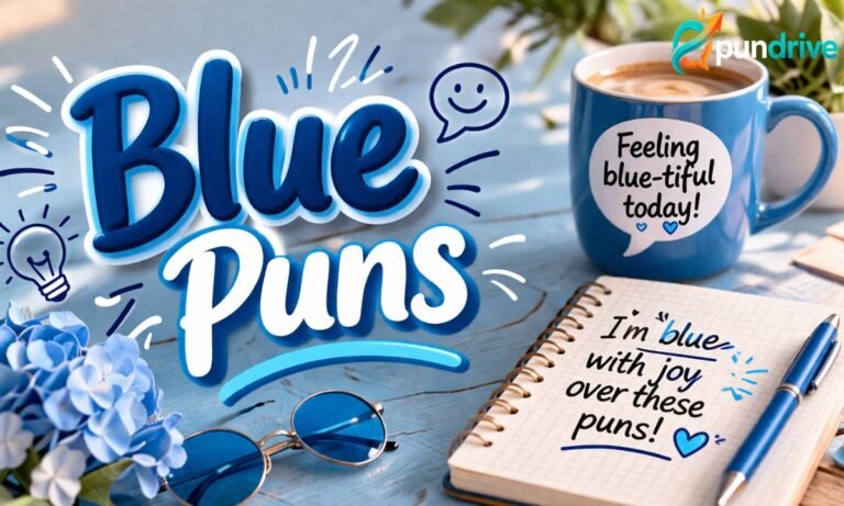 Blue puns