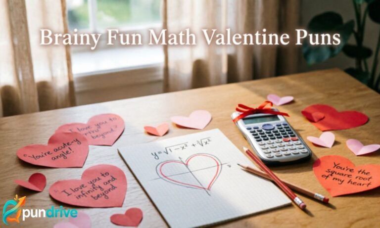 Brainy Fun Math Valentine Puns