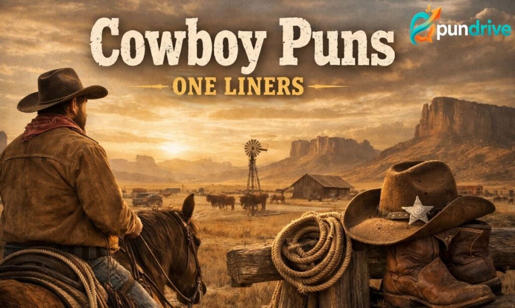 Cowboy puns one liners