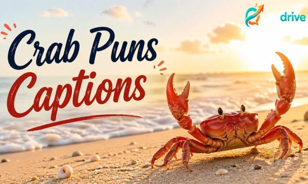 Crab puns captions