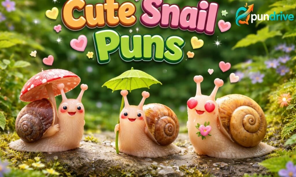 Cute snail puns