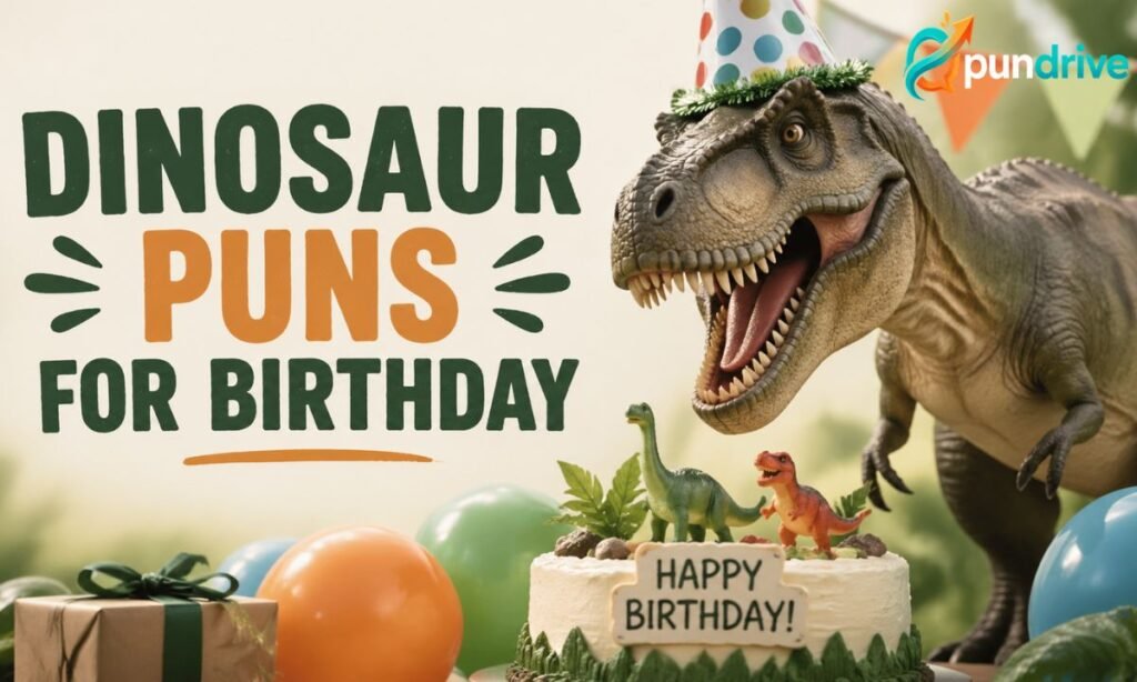 Dinosaur puns for birthday