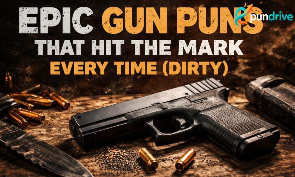 Epic gun puns that hit the mark every time dirty