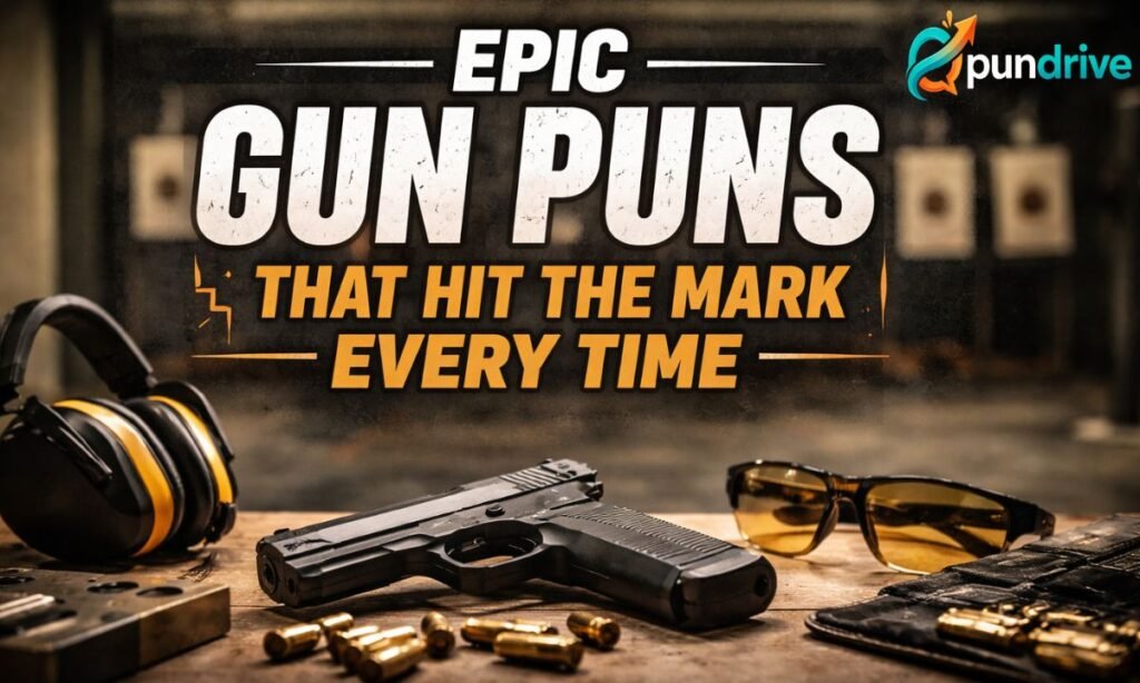 Epic gun puns that hit the mark every time one liners