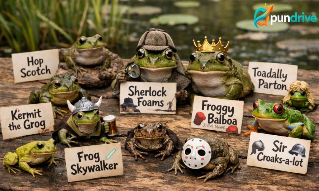 Frog puns names
