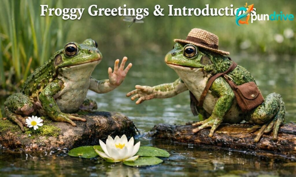 Froggy Greetings & Introductions