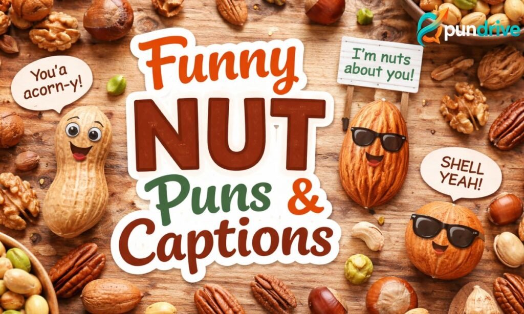 Funny Nut Puns Captions