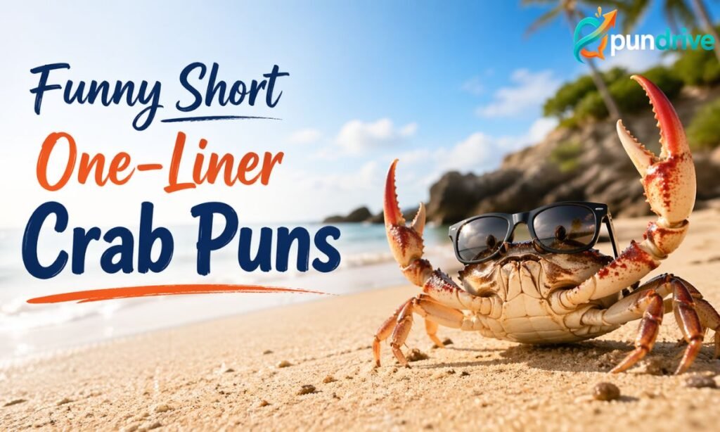 Funny Short One-Liner Crab Puns
