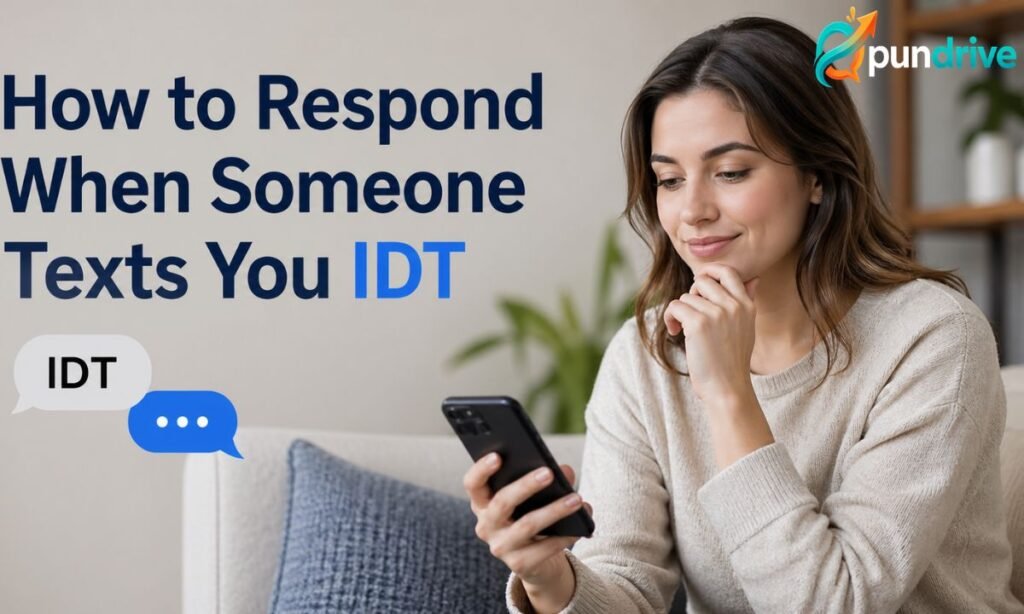 How to Respond When Someone  texts you IDT