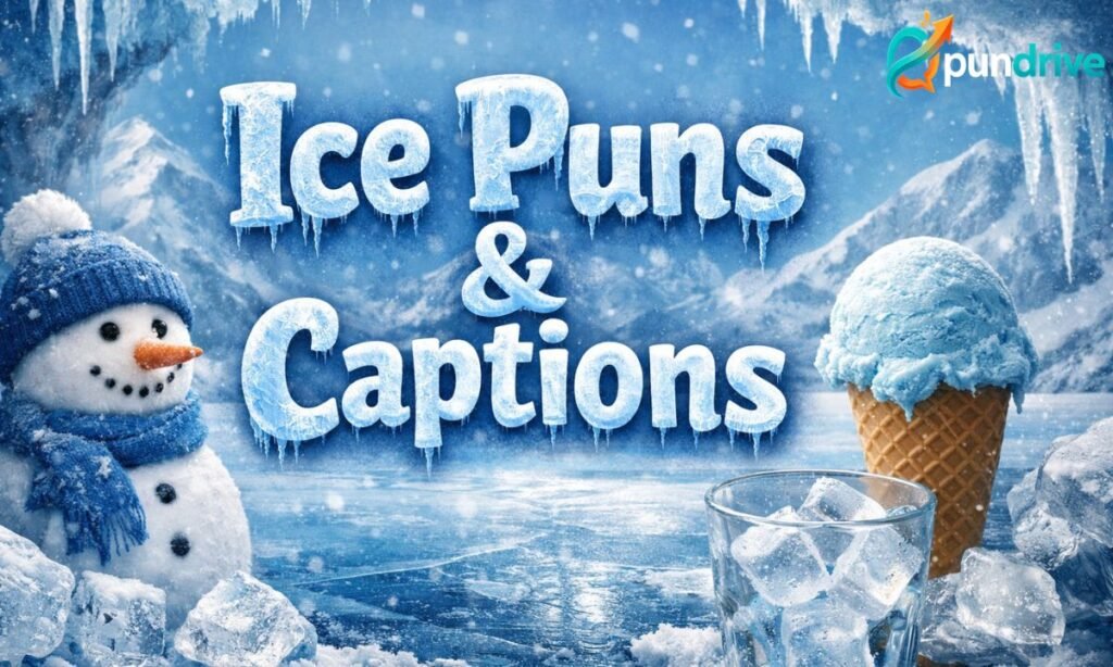 Ice puns captions
