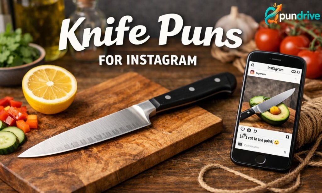 Knife puns for instagram