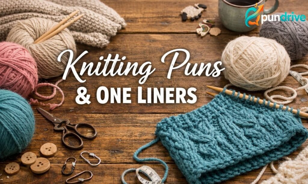 Knitting puns one liners