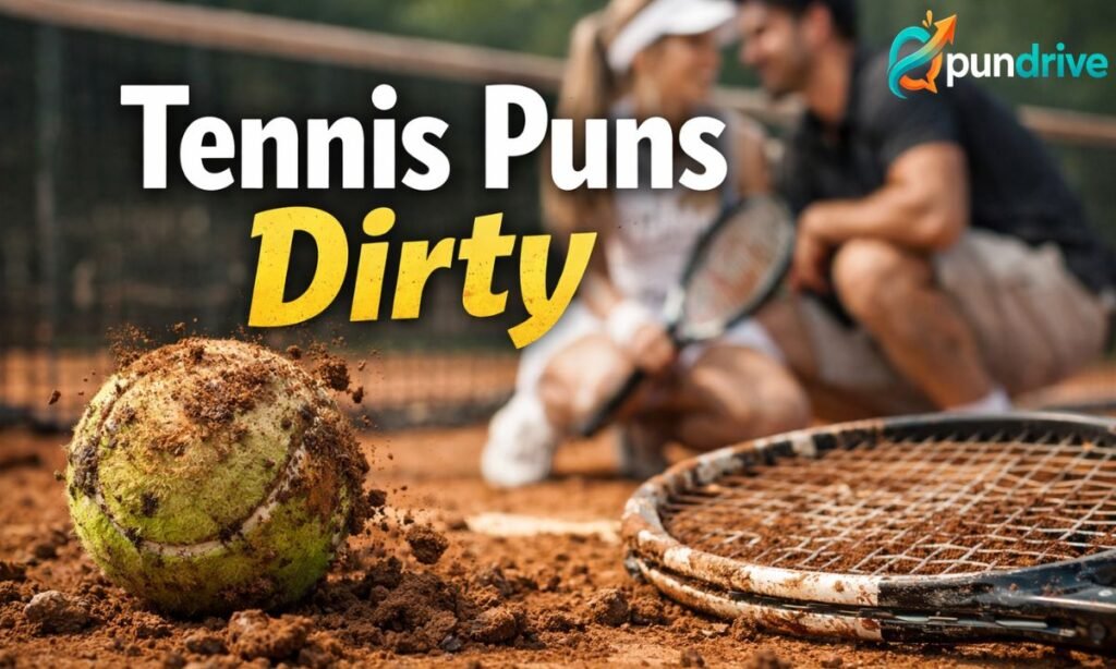 Tennis puns dirty