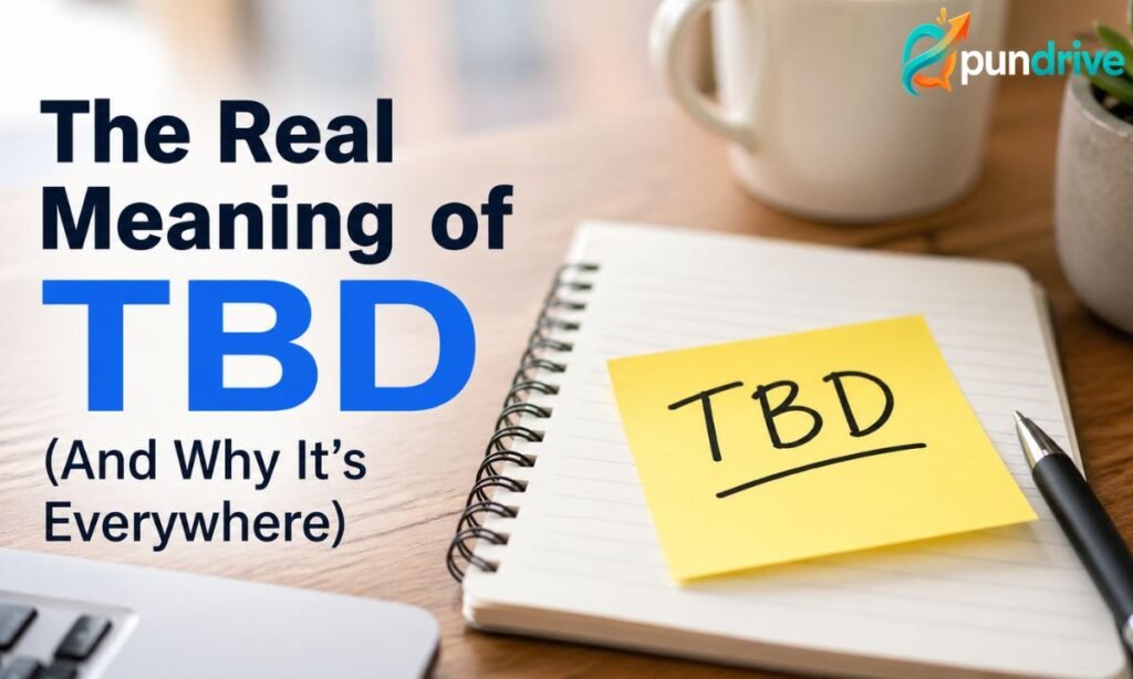 The Real Meaning of TBD (And Why It's Everywhere)