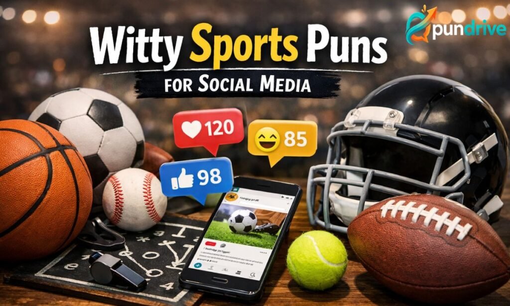 Witty Sports Puns for Social Media