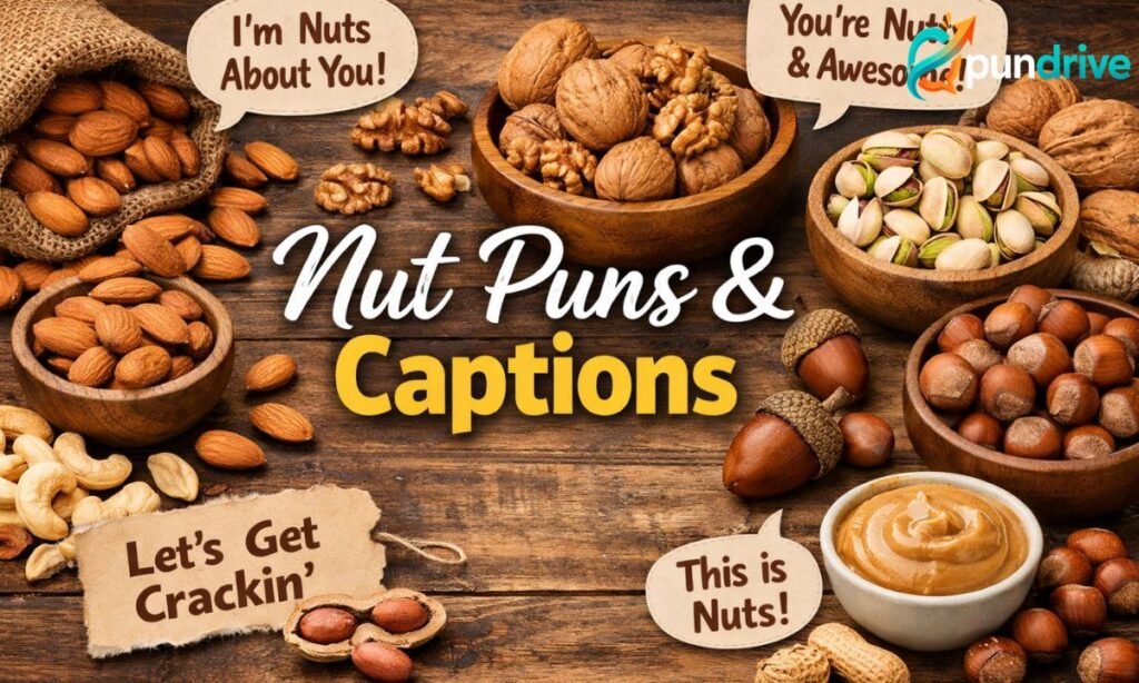 nut puns captions