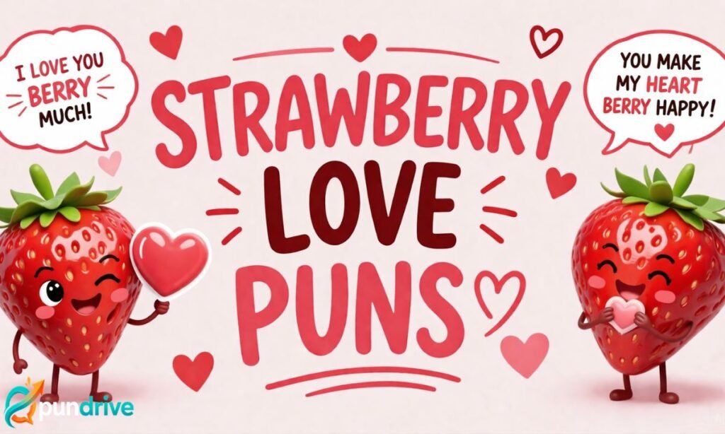 strawberry love puns
