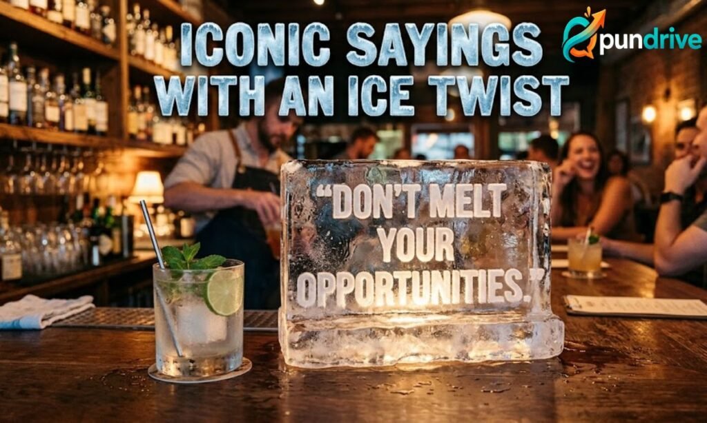 Iconic Sayings with a Ice Twist