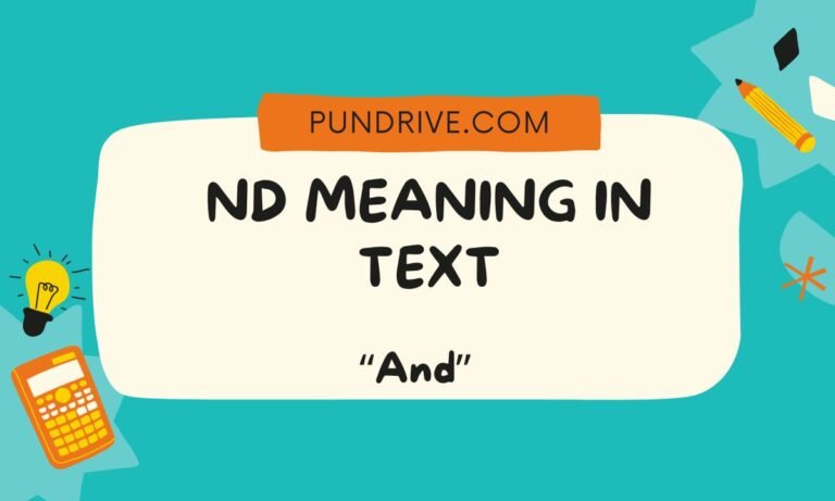 ND meaning in text