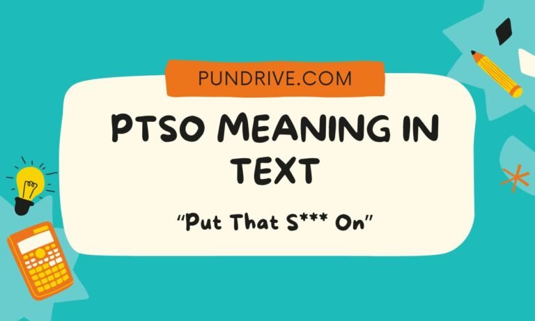 PTSO MEANING IN TEXT