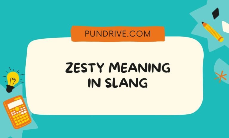ZESTY MEANING IN SLANG