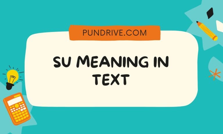 su meaning in text