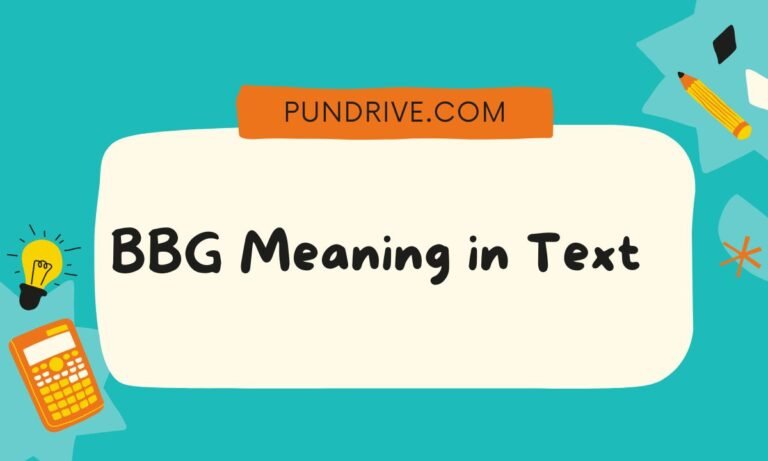 BBG Meaning in Text
