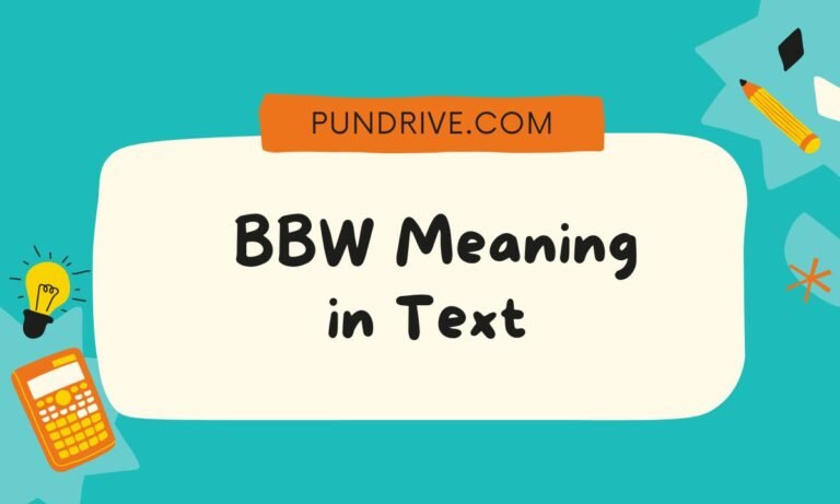 BBW Meaning in Text
